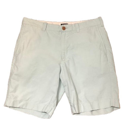 J.Crew Sunwashed Oxford Light Blue Shorts, Size 32W - Preppy, Coastal, Classic