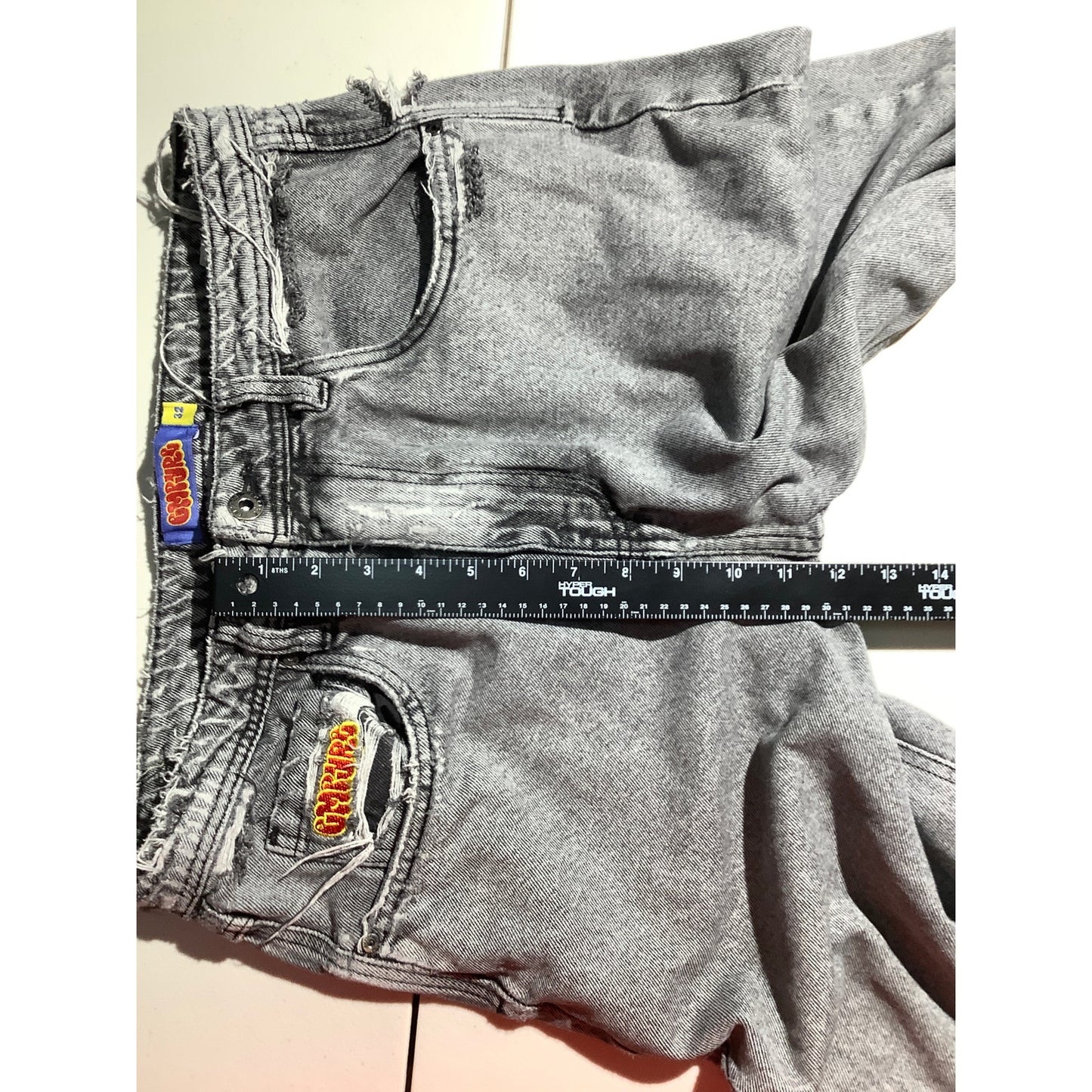 Empyre Light Gray Baggy Denim Jeans Mens Size 32 — Streetwear, Skater, Relaxed