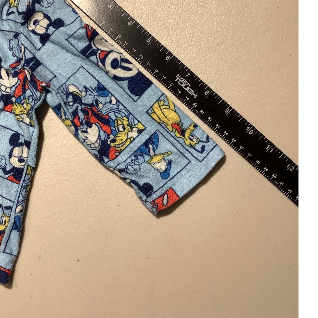Disney Light Blue Character Pajama Set Infant Size 18M —Cartoon, Sleepwear, Cozy