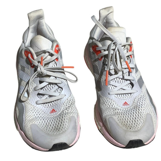 Adidas Women’s Running Shoes Size 9 — Grey, Solar Boost 21, Fresh Candy