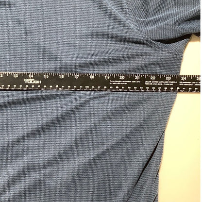 Tommy Bahama Men’s XL Navy Blue Performance Polo — Textured, IslandZone, Golf