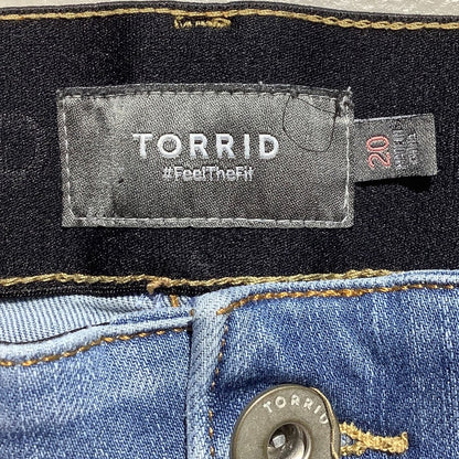 Torrid Light Wash Denim Shorts Size 20 – Baddie, Casual, Streetwear