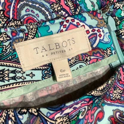 Talbots Petite Multicolor Paisley Skirt, Size 6P - Colorful, Vibrant, Casual