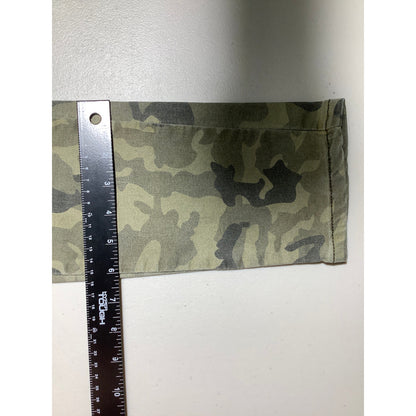 Gianni Bini Camo Pants Olive Green Women Size M — Cargo, Skinny, Zipper Pockets
