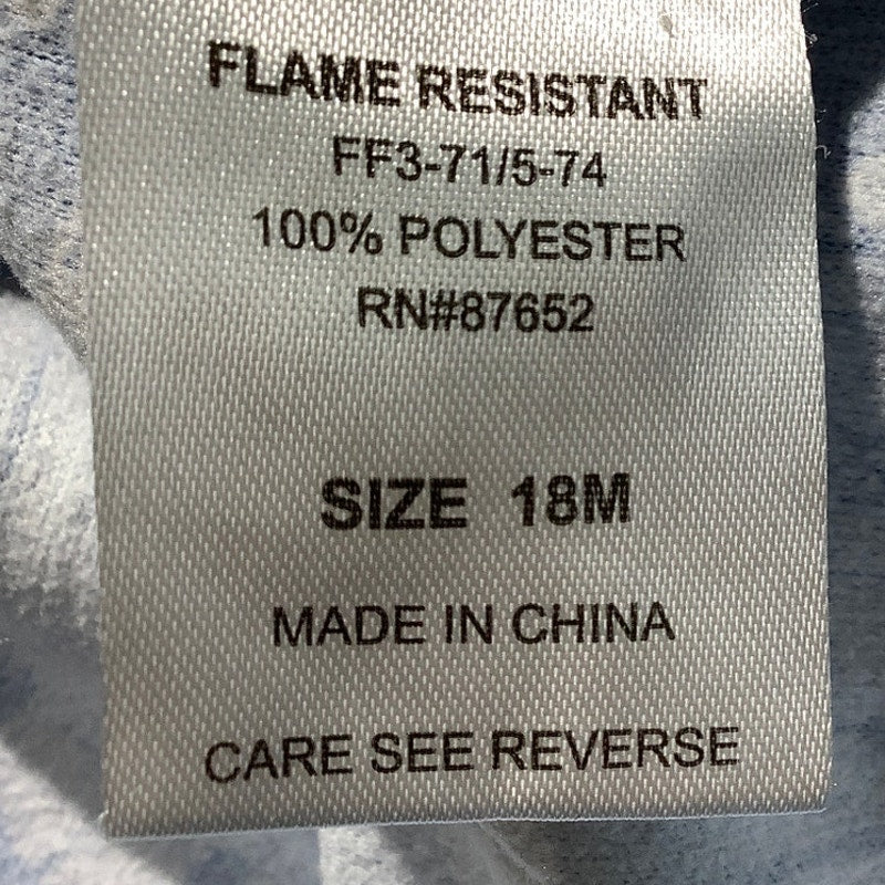 Disney Light Blue Character Pajama Set Infant Size 18M —Cartoon, Sleepwear, Cozy