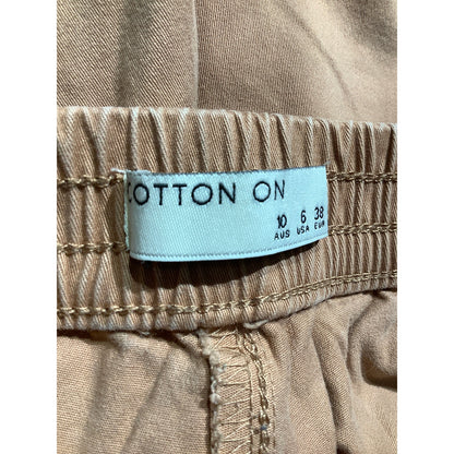 Cotton On Light Brown Jogger Pants Women 6 — Stretch, Casual, Comfort
