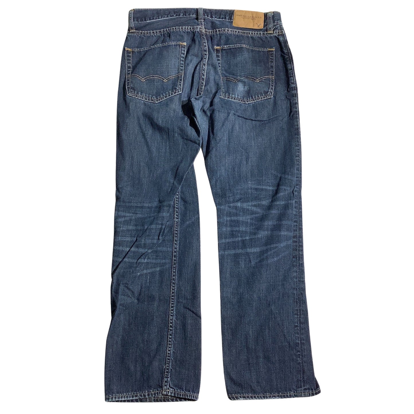 American Eagle Straight Jeans Men’s 30W x 30L – Straight, Classic, Dark Wash