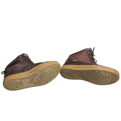 Nautica Brown Duck Boots Men’s Size 11— New Bedford, Ankle Height, Weather-Ready