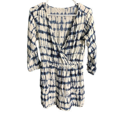 Aeropostale Tie Dye Faux Wrap Romper Women’s Size M — Boho, Casual, Beach