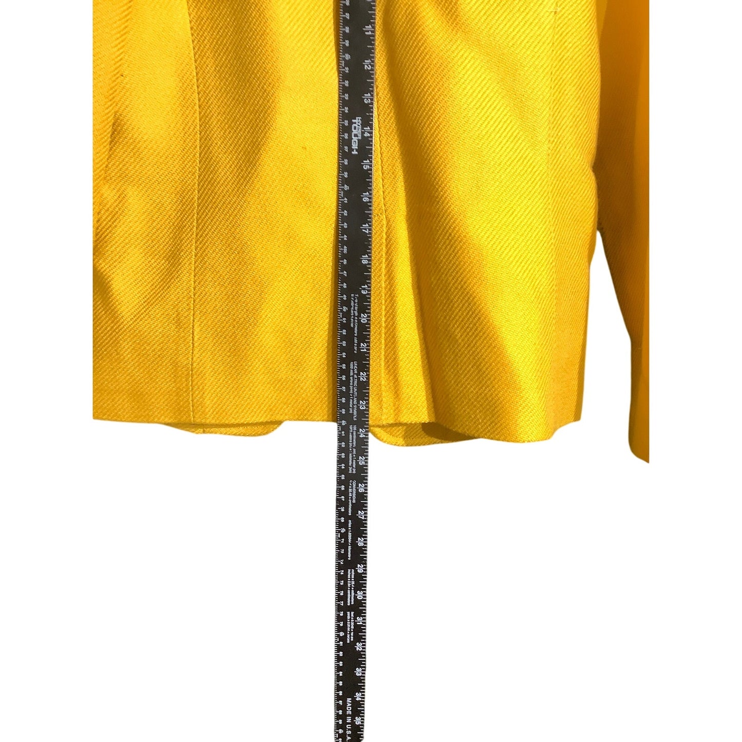 Talbots Mustard Yellow Wool Blend Blazer Women’s 6 — Preppy, Career, Classic