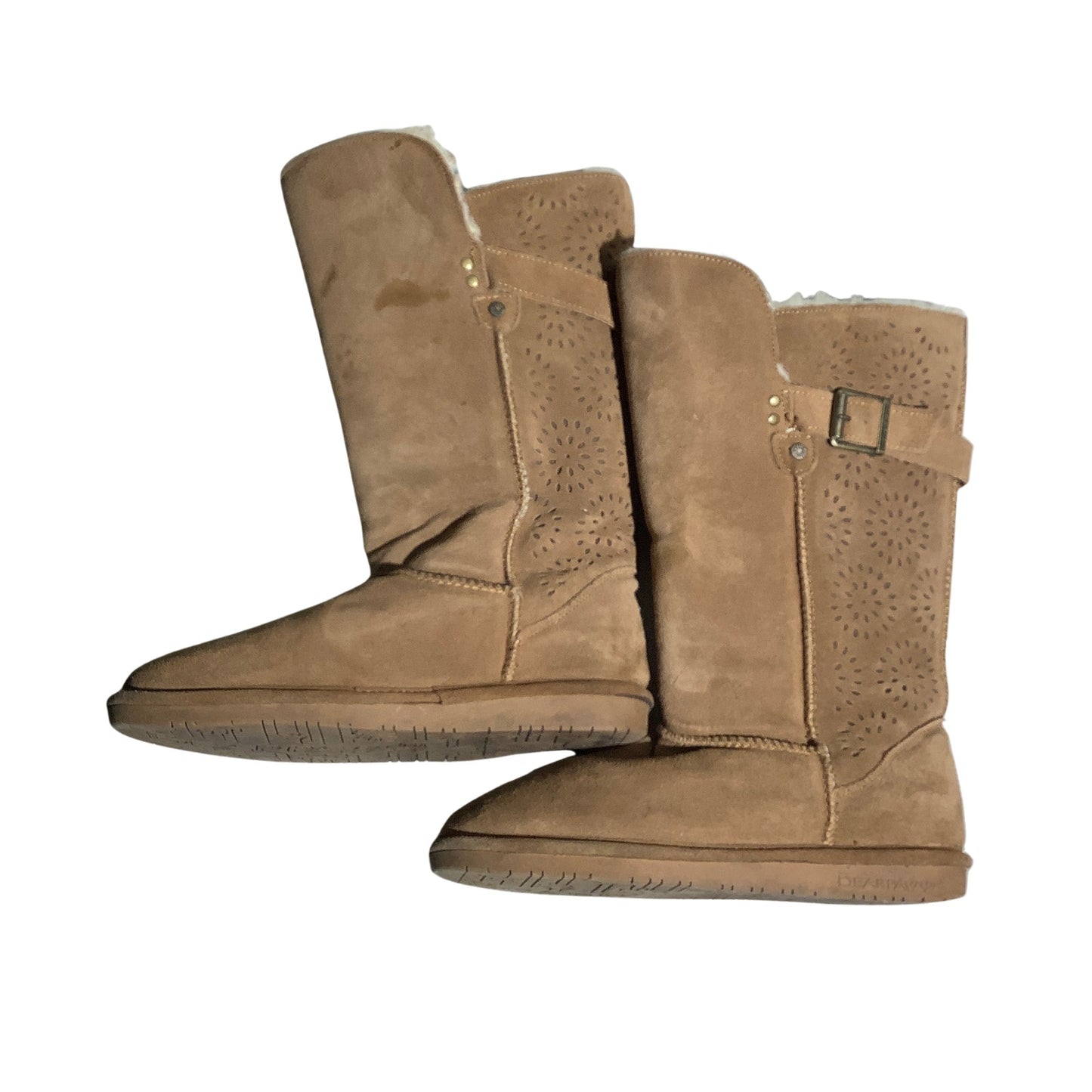 Bearpaw Tall Winter Boots Women Size 10 Brown  — Cozy, Boho, Winter