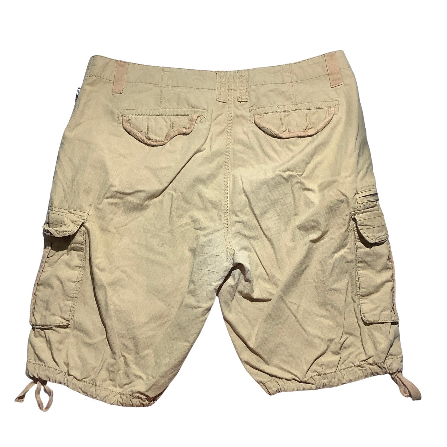 Ecko Unltd. Men’s Tan Cargo Shorts Size 38 — Streetwear, Casual, Utility