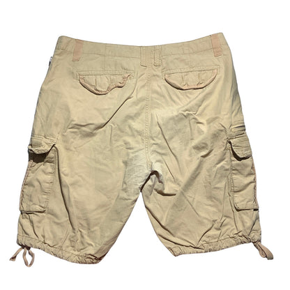 Ecko Unltd. Men’s Tan Cargo Shorts Size 38 — Streetwear, Casual, Utility