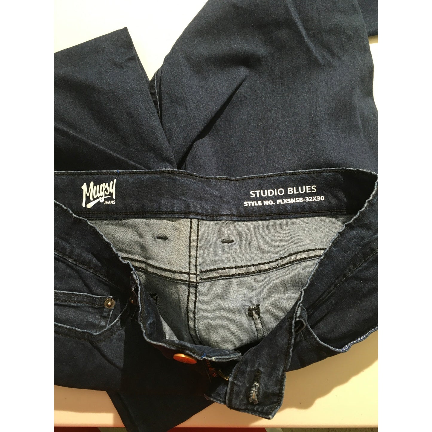 Mugsy Studio Blues Jeans Size 32W 30L - Minimalist, Streetwear, Casual