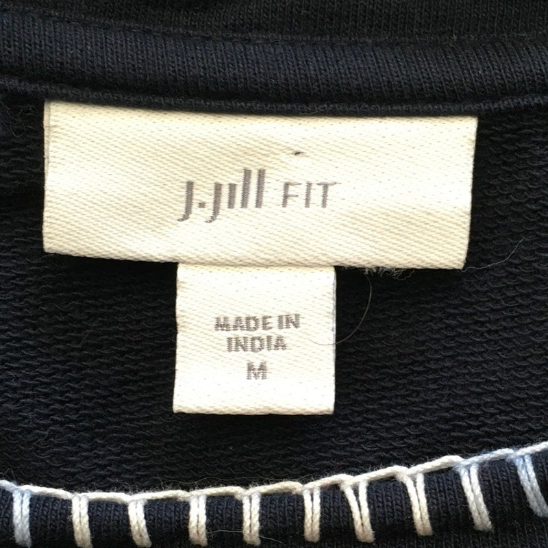 J. Jill Dark Blue Long Sleeve Top Size M - Minimalist, Casual, Chic