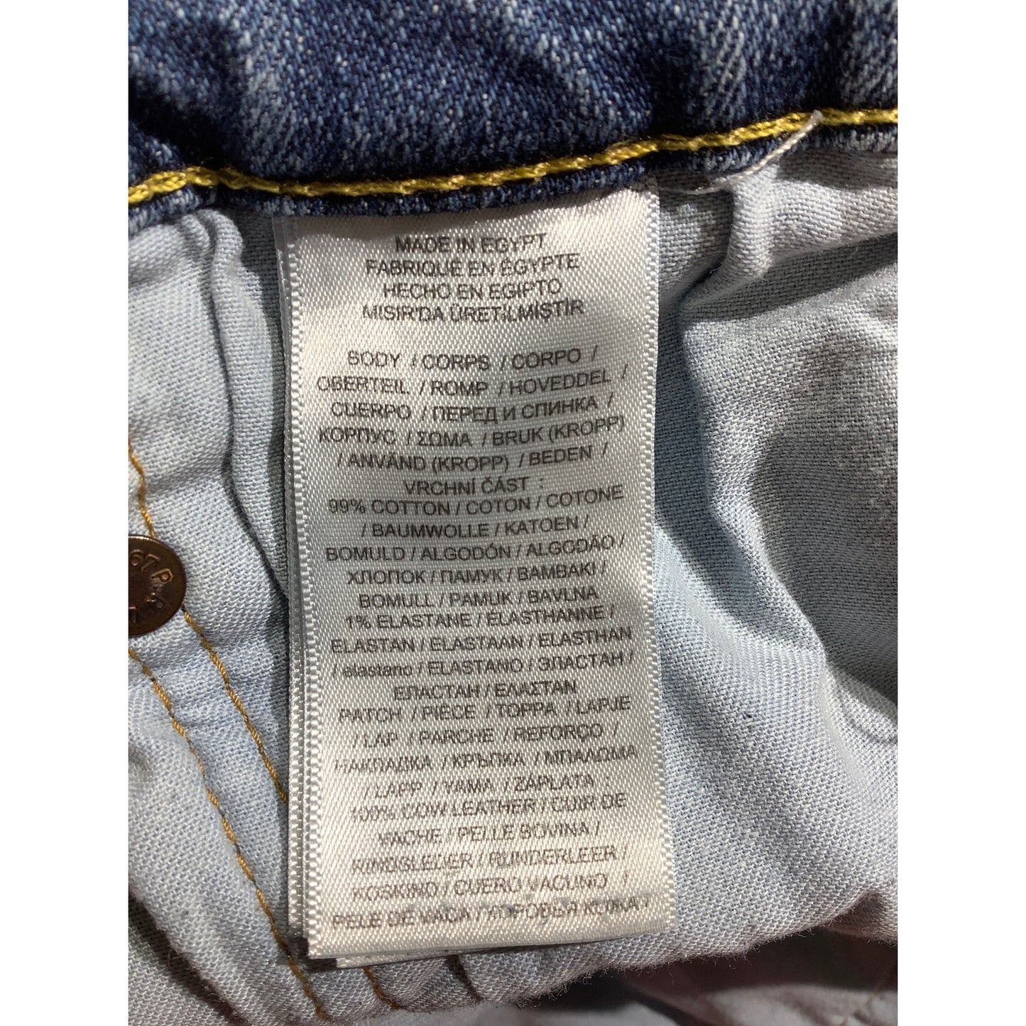 Polo Ralph Lauren Straight Jeans Men's Size 46W 32L— Relaxed, Classic, Everyday