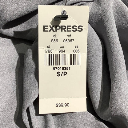 Express Light Gray Draped Tank Top Women’s Size S NWT — Minimalist, Dressy, Chic