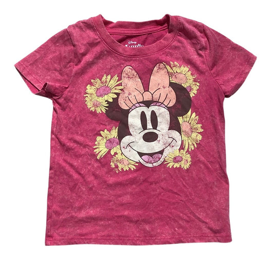 Disney Minnie Mouse T-Shirt Child Size 6/7 – Pink, Graphic, Crew Neck