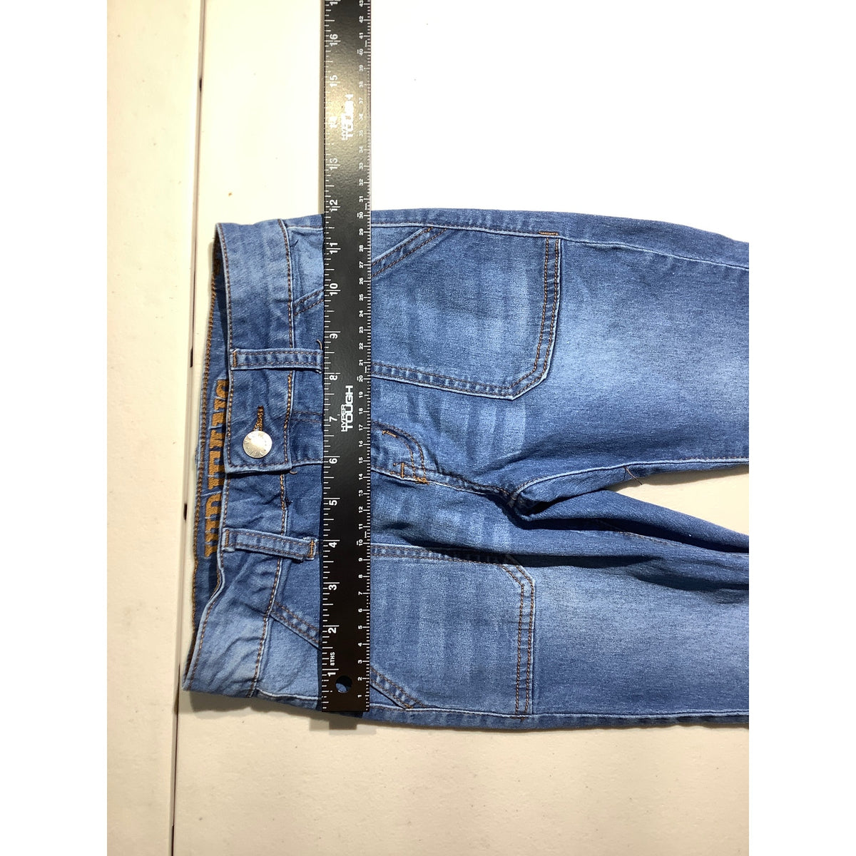 VIP Jeans Girls’ Size 8 Blue Denim Stretch Jeggings — Skinny, Casual, Everyday