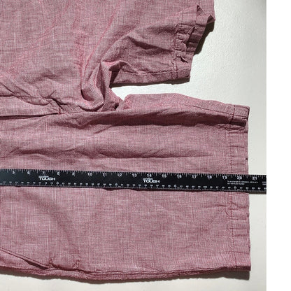 Banana Republic Emerson Shorts, Burgundy, Men’s Size 36 — Casual, Chino, Cotton