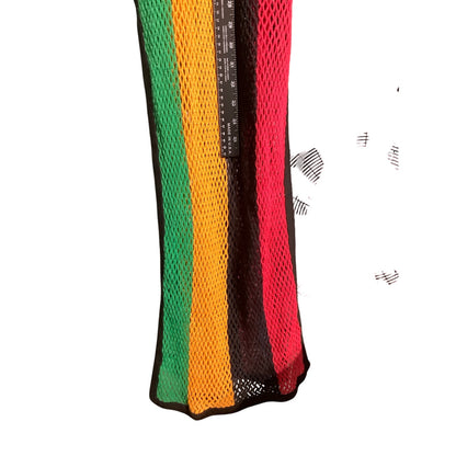 RTS Mesh Maxi Dress Size M–L – Rasta, Festival, See-Through