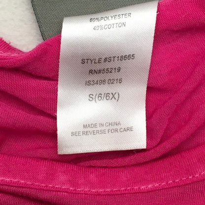 Nickelodeon Teenage Mutant Ninja Turtles Pink Tank Top Size 6 - Y2K, Fun, Retro