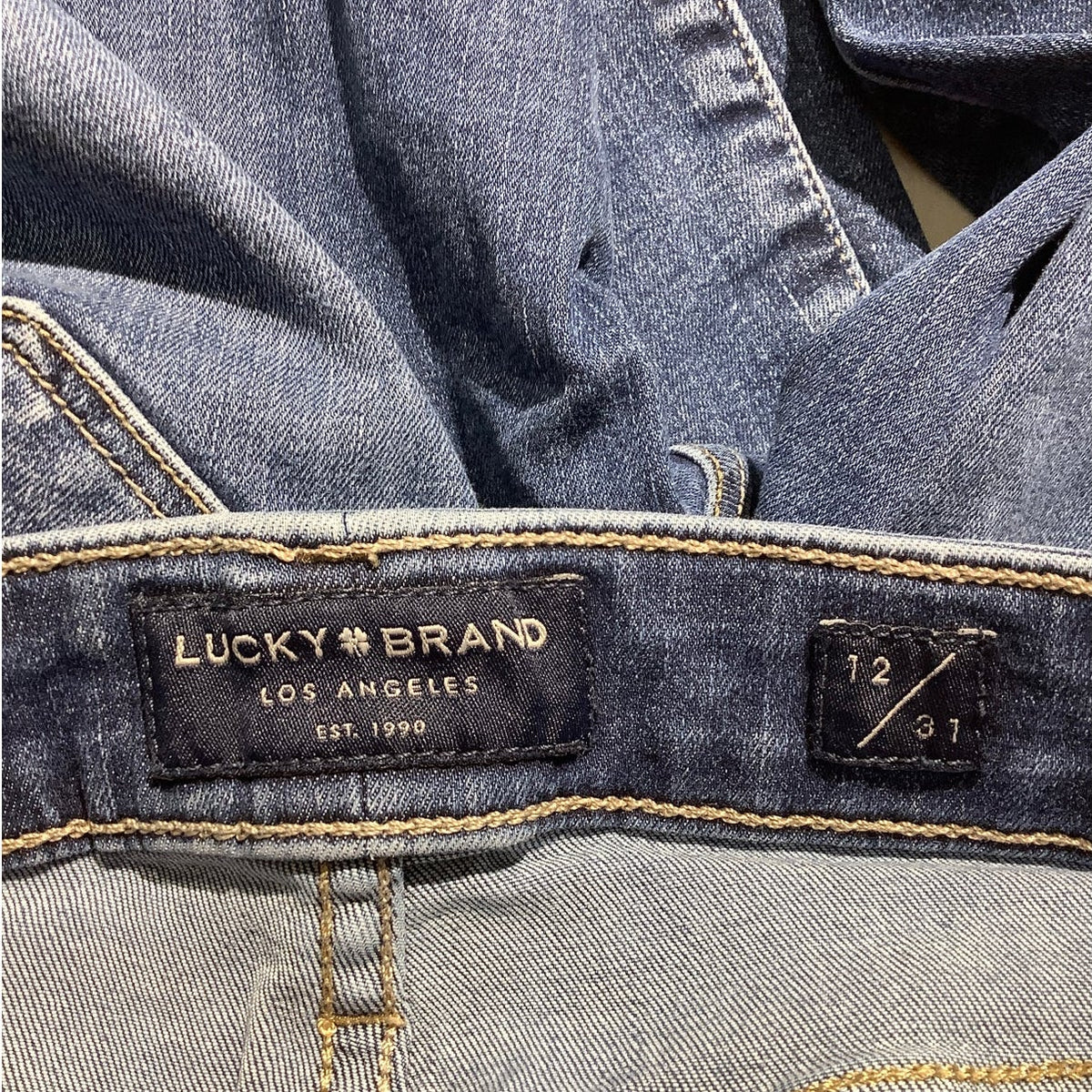 Lucky Brand Women's 12/31 Lolita Low Rise Dark Blue Crop Jeans