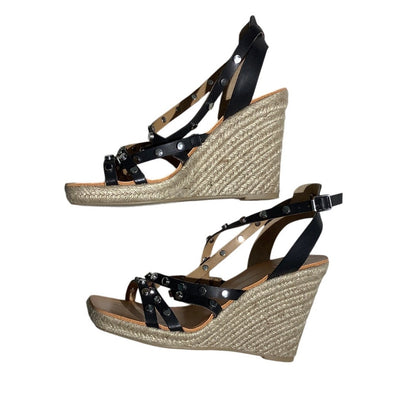 Dolce Vita Marika Wedge Sandals Women Size 8M — Studded, Boho, Festival