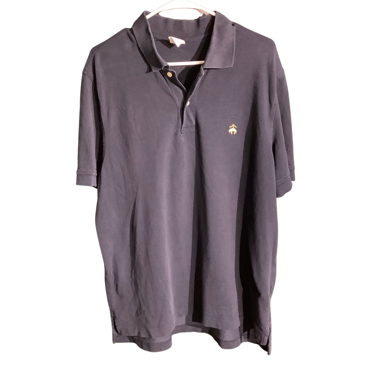 Brooks Brothers Men’s Large Short Sleeve Polo Shirt— Preppy, Classic, Collegiate