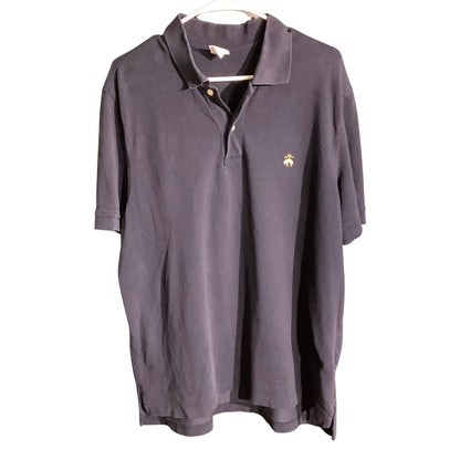 Brooks Brothers Men’s Large Short Sleeve Polo Shirt— Preppy, Classic, Collegiate