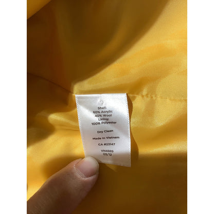 Talbots Mustard Yellow Wool Blend Blazer Women’s 6 — Preppy, Career, Classic