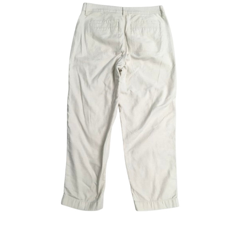 J.Crew Cream Utility Pants Size 10 – Minimalist, Classic, Versatile