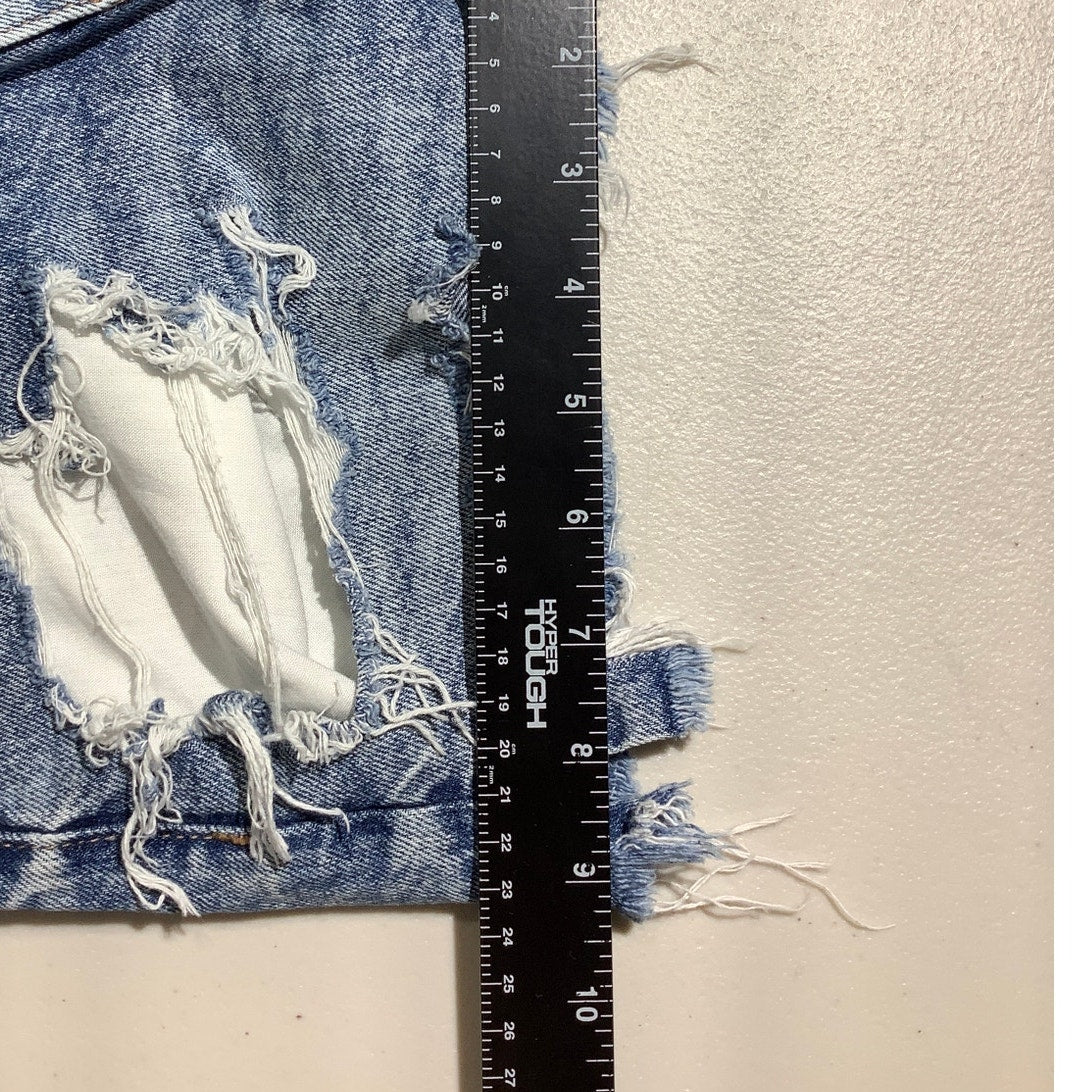 American Eagle Rigid Jean Shorts Women’s Size 000— Distressed, High Rise, Cutoff