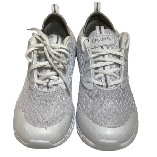 Tony Little Cheeks Flex Trainers White Sneakers 8 -Athleisure, Minimalist, Comfy