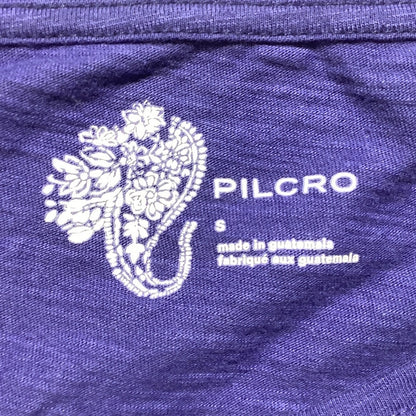 Pilcro Blue Long Sleeve Top Women’s Size Small – Stretch Waist, Cotton, Casual