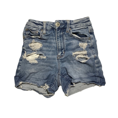 American Eagle Denim Shorts Women’s Size 00 — Distressed, Y2K, Summer