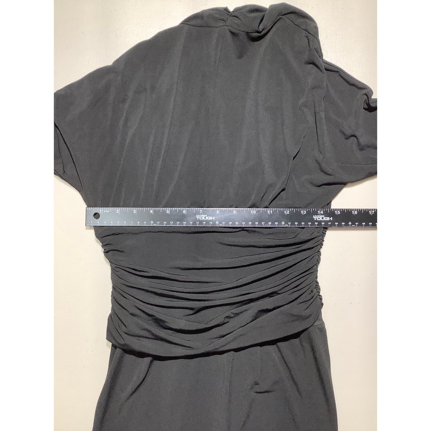 Boston Proper Black Ruched Cocktail Dress Women’s S — Sexy, Elegant, Party