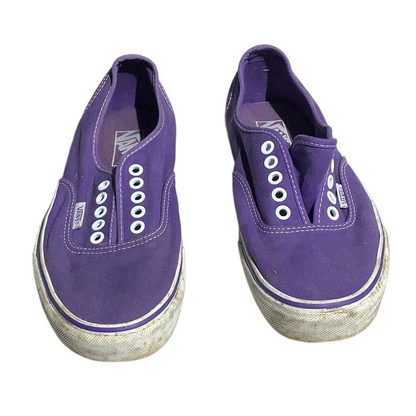Vans Unisex Shoes Size 8.5 — Purple, Canvas, Slip-On
