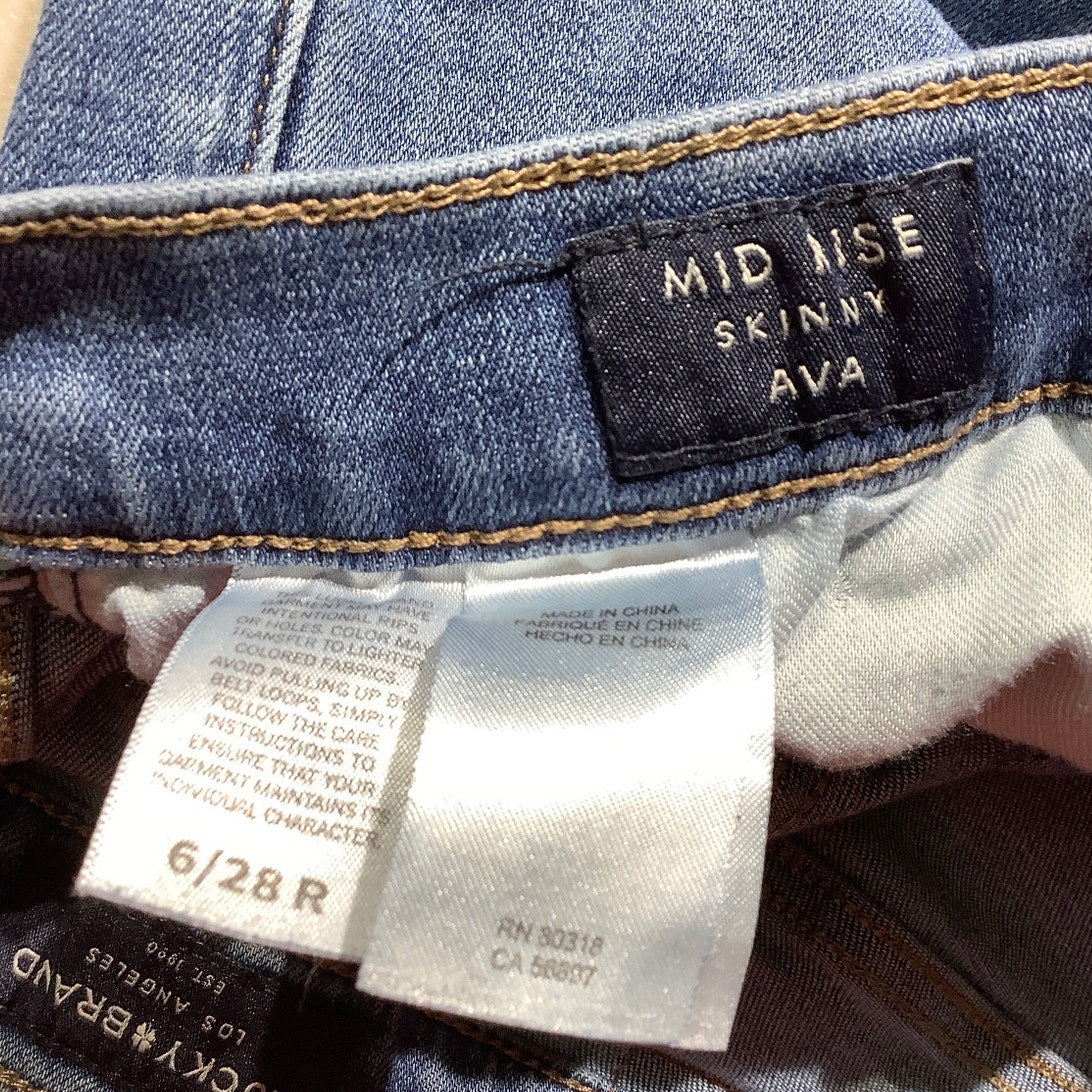 Lucky Brand Mid-Rise Skinny Jeans Women's Size 6/28 — Casual, Classic, Everyday
