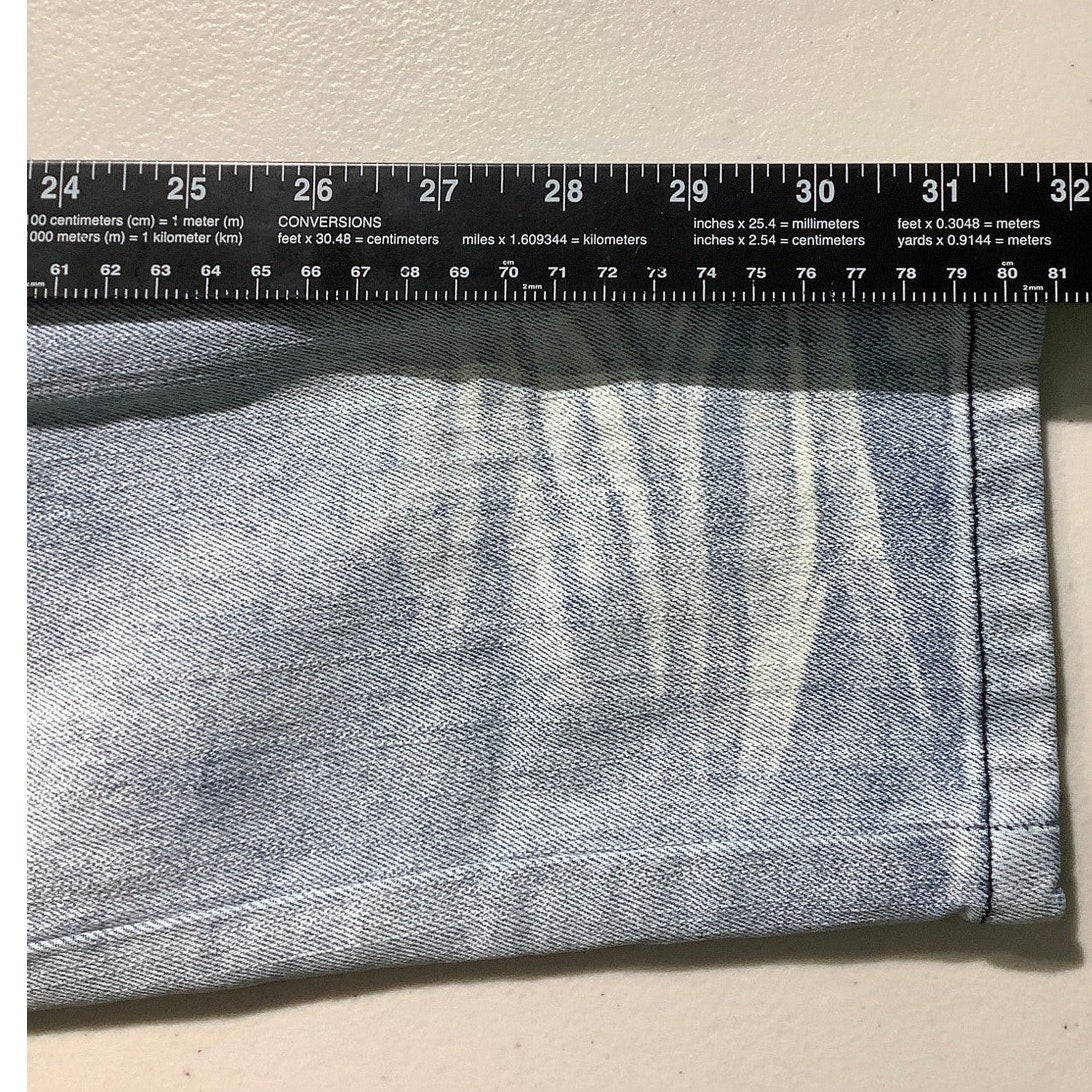 Rue 21 Acid Wash Jeans Men’s Size 34W x 34L – Distressed, Moto, Slim Taper