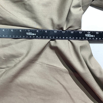 Talbots Light Brown Dress Slacks Women 14 — Silk Blend, Career, Classic