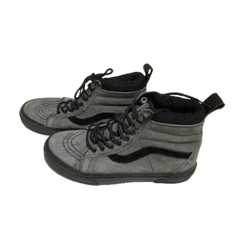 Vans Grey & Black High-Top Sneakers Size 8W/6.5M - Skater, Streetwear, Retro