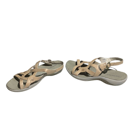 Merrell Leather Strap Sandals Women’s 7 Momentum Agave— Outdoor, Hiking, Comfort