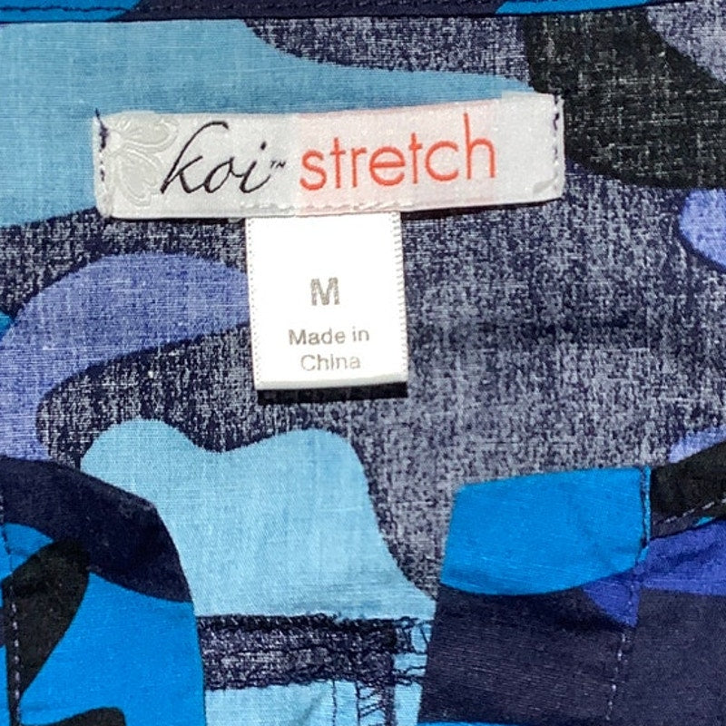 Koi Stretch Cloud Camo Scrub Top Women’s M— Medical, Camo, Workwear