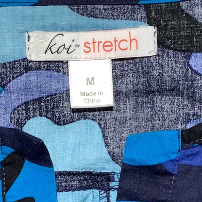 Koi Stretch Cloud Camo Scrub Top Women’s M— Medical, Camo, Workwear