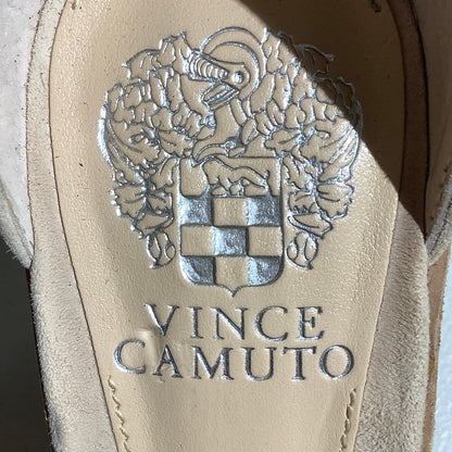 Vince Camuto Deedoriana Wedge Sandals Women’s 7.5M – Leather, Neutral, Comfy