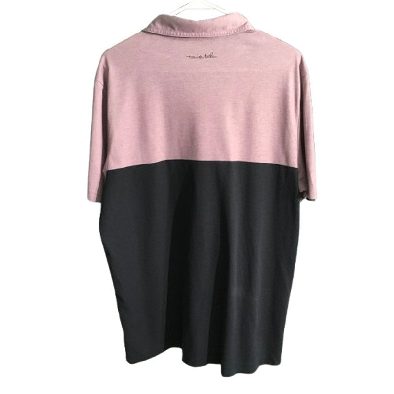 Travis Mathew Light Purple & Black Polo Size XL - Preppy, Sporty, Classic