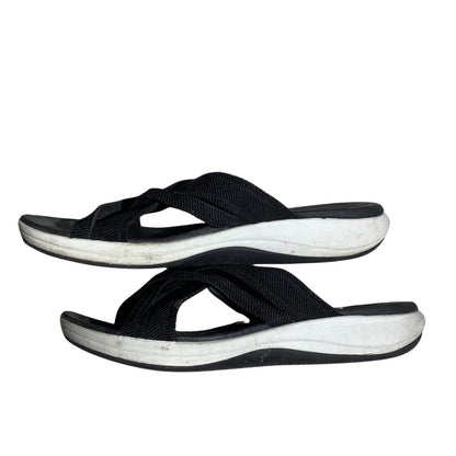 Clarks Mira Isle Cloudsteppers Sandals Women Size 9.5—Comfort, Casual,Minimalist