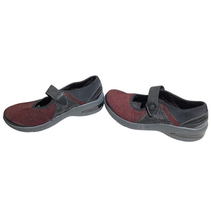 Bzees Reign Mary Jane Sneakers Women’s Size 7W — Athleisure, Comfort, Slip-On