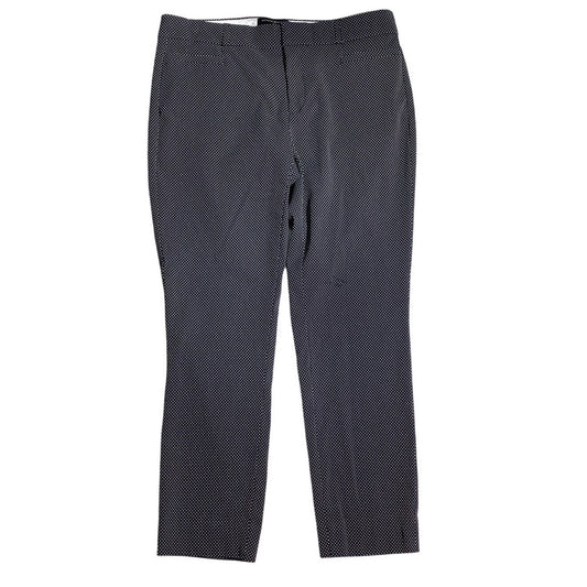 Banana Republic Polka Dot Sloan Pants Women Size 4 — Slim Fit, Workwear, Stretch